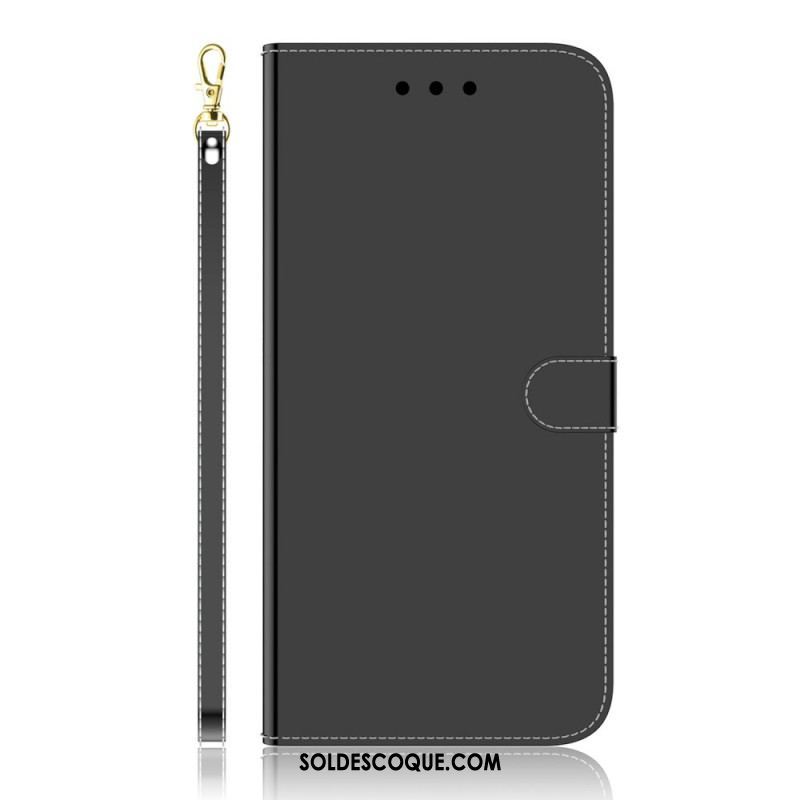 Housse Samsung Galaxy A53 5G Simili Cuir Couverture Miroir