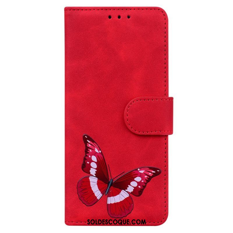 Housse Samsung Galaxy A53 5G Skin-Touch Papillon