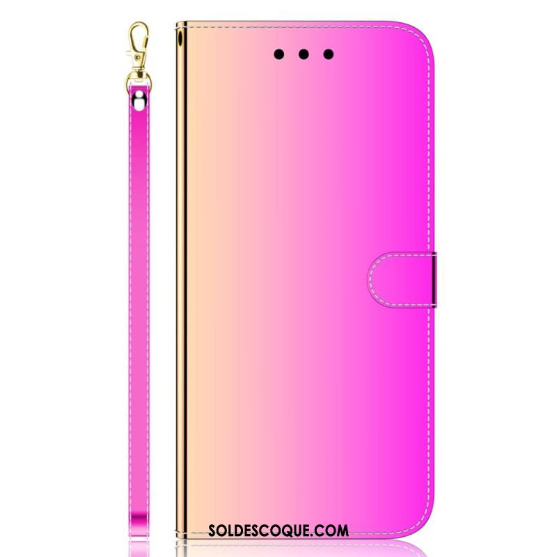 Housse Samsung Galaxy A54 5G Miroir et Lanière