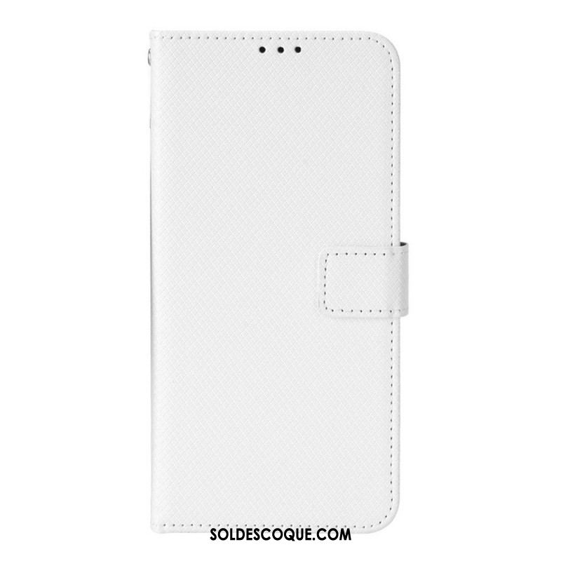 Housse Samsung Galaxy M23 5G Motif Texturé avec Lanière