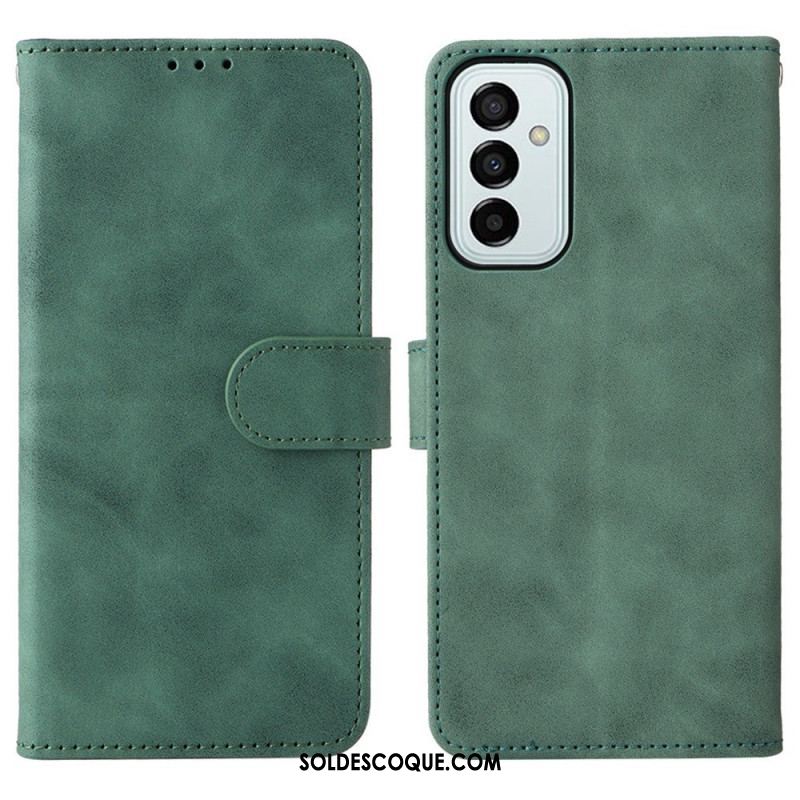 Housse Samsung Galaxy M23 5G Skin-Touch à Lanière