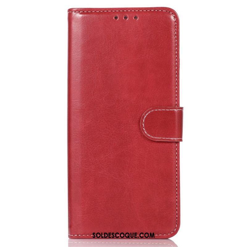 Housse Samsung Galaxy M23 5G Style Cuir Coutures