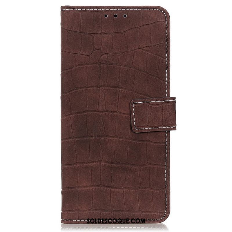 Housse Samsung Galaxy M23 5G Style Peau de Crocodile