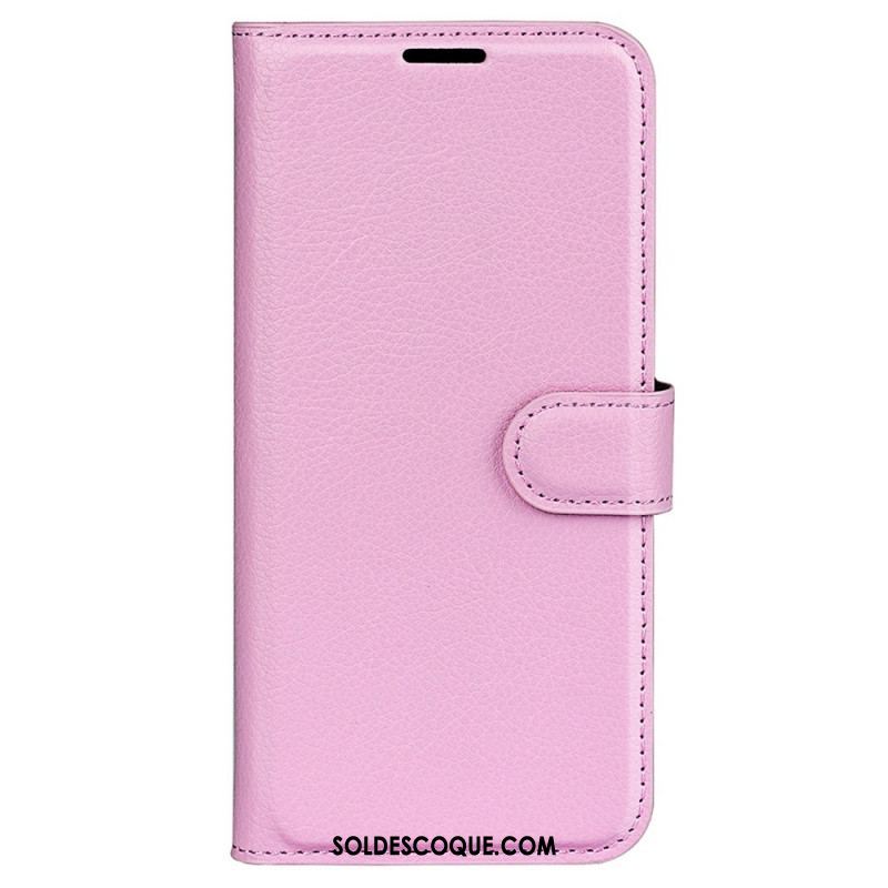 Housse Samsung Galaxy M33 5G Style Cuir Litchi