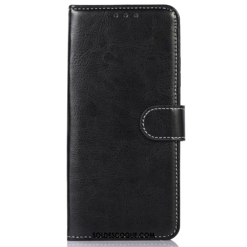 Housse Samsung Galaxy M33 5G Style Cuir et Coutures