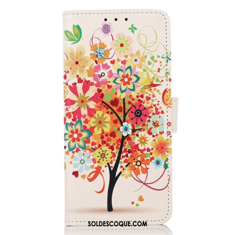 Housse Samsung Galaxy M53 5G Arbre Fleuri