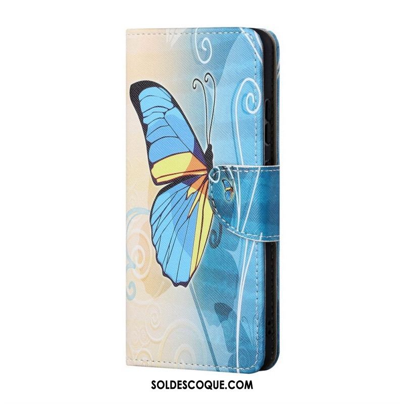 Housse Samsung Galaxy M53 5G Papillons Colorés