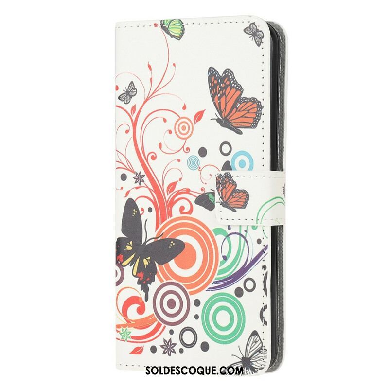 Housse Samsung Galaxy S20 FE Papillons et Fleurs