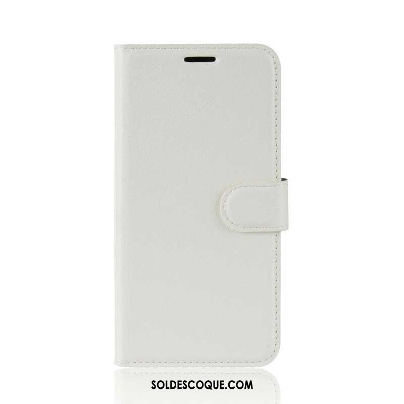 Housse Samsung Galaxy S20 FE Simili Cuir Litchi Classique