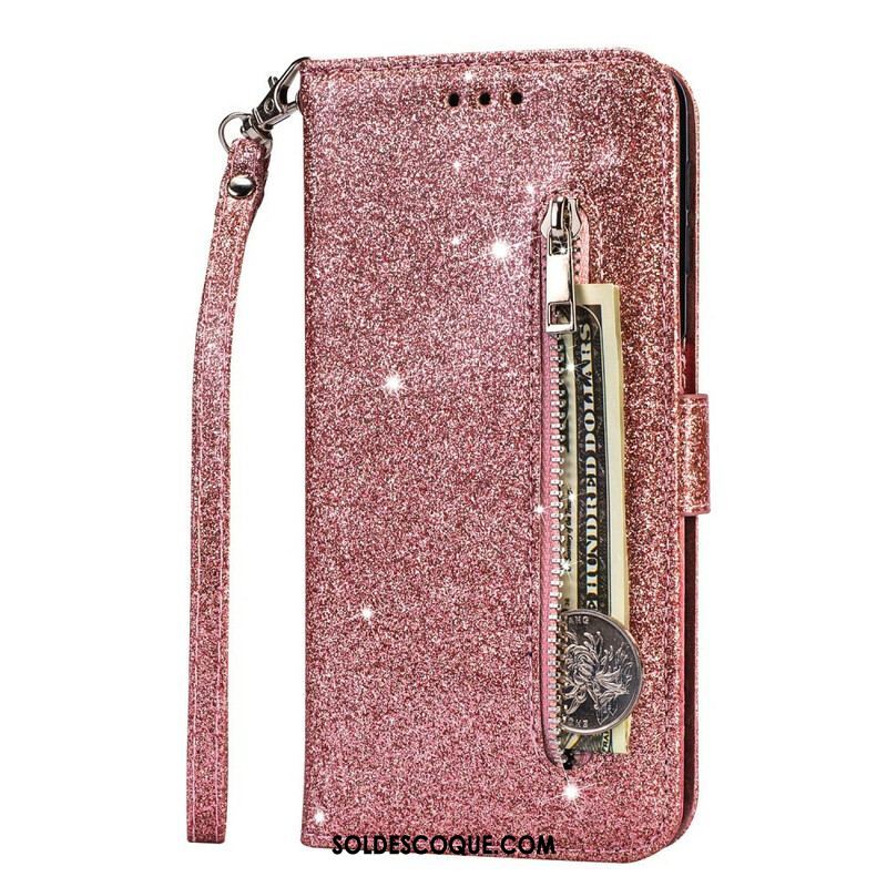 Housse Samsung Galaxy S20 Plus / S20 Plus 5G Porte-Monnaie Paillettes