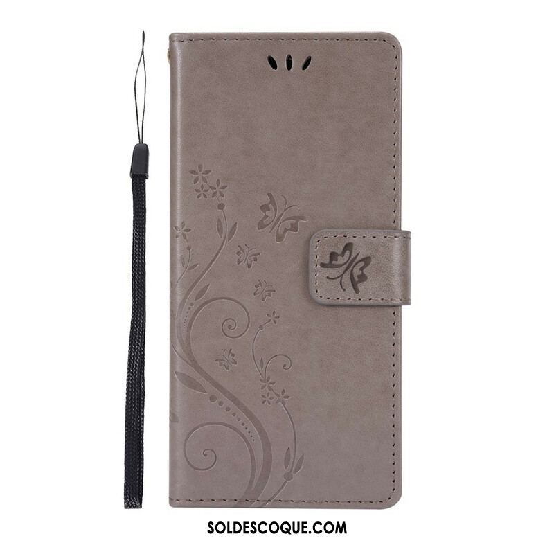 Housse Samsung Galaxy S21 5G Papillons au Vent