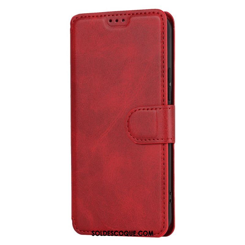 Housse Samsung Galaxy S22 5G Effet Cuir Vintage Mat