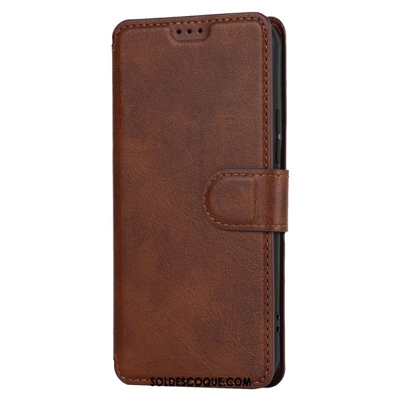 Housse Samsung Galaxy S22 5G Effet Cuir Vintage Mat