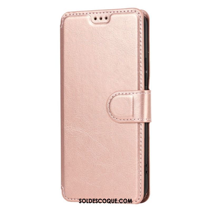 Housse Samsung Galaxy S22 5G Effet Cuir Vintage Mat