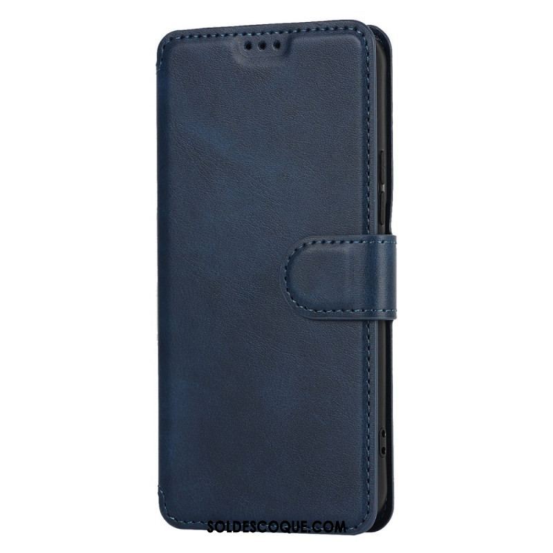 Housse Samsung Galaxy S22 5G Effet Cuir Vintage Mat