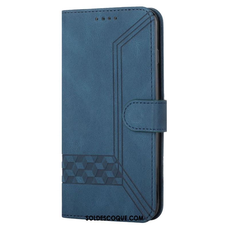 Housse Samsung Galaxy S22 5G Lignes et Texture Diamants