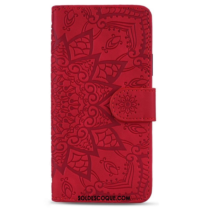 Housse Samsung Galaxy S23 5G Mandala Stylé à Lanière