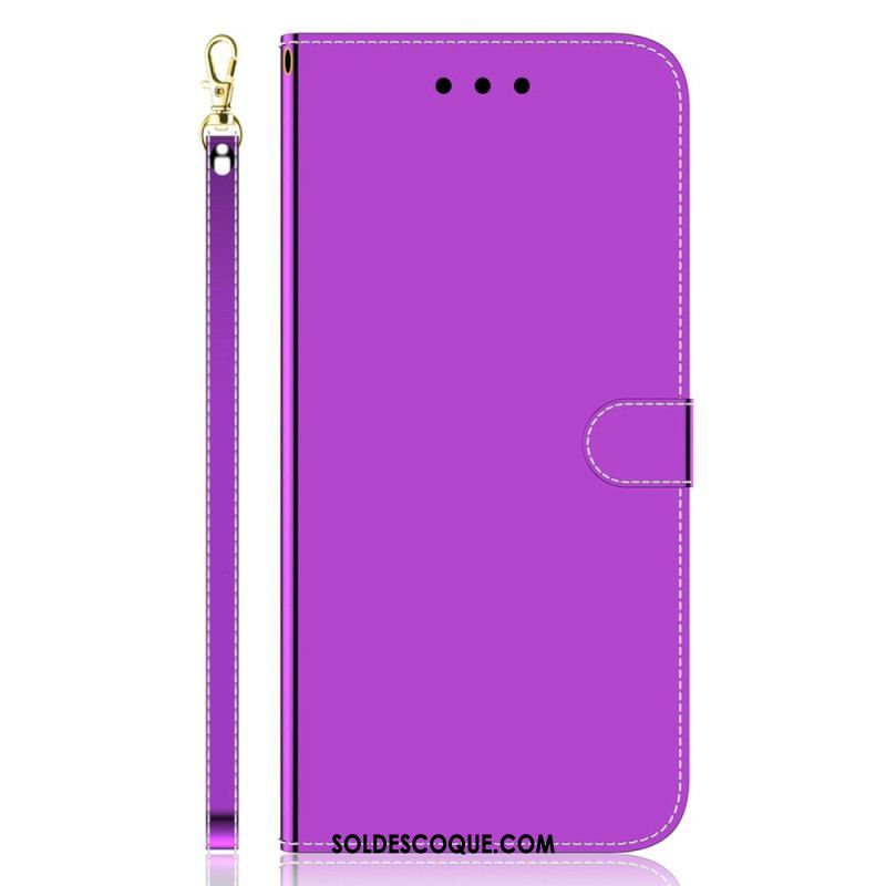 Housse Samsung Galaxy S23 5G Miroir et Lanière