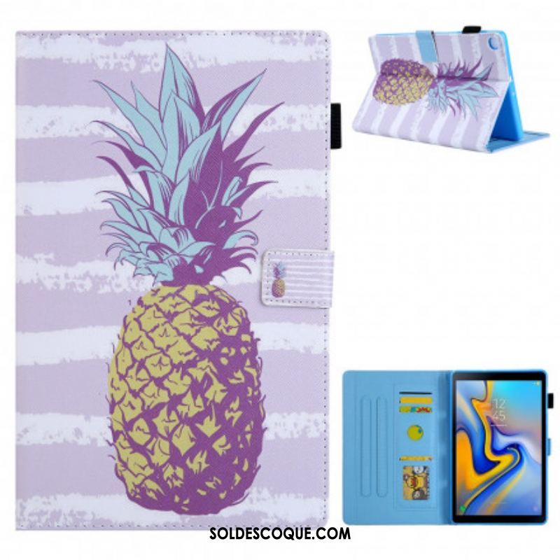 Housse Samsung Galaxy Tab A7 (2020) Design Ananas