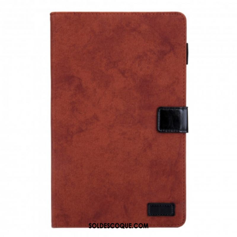 Housse Samsung Galaxy Tab A7 (2020) Style Cuir Classique