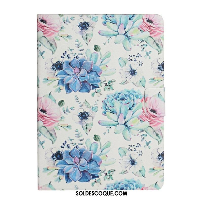 Housse Samsung Galaxy Tab A7 Lite Fleurs Fleurs Fleurs