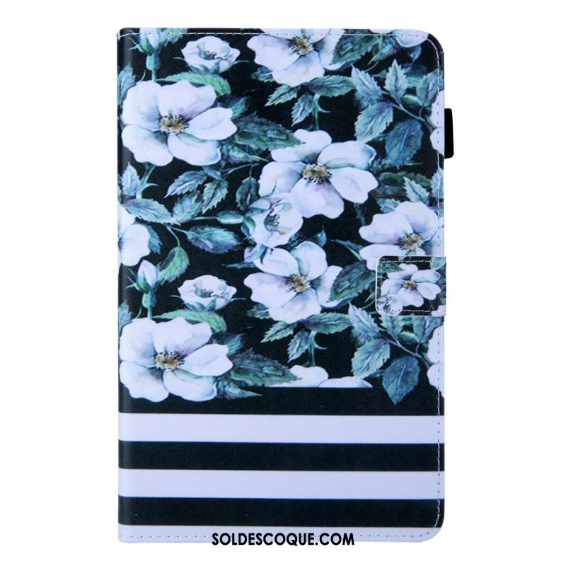 Housse Samsung Galaxy Tab A8 (2021) Design Fleurs