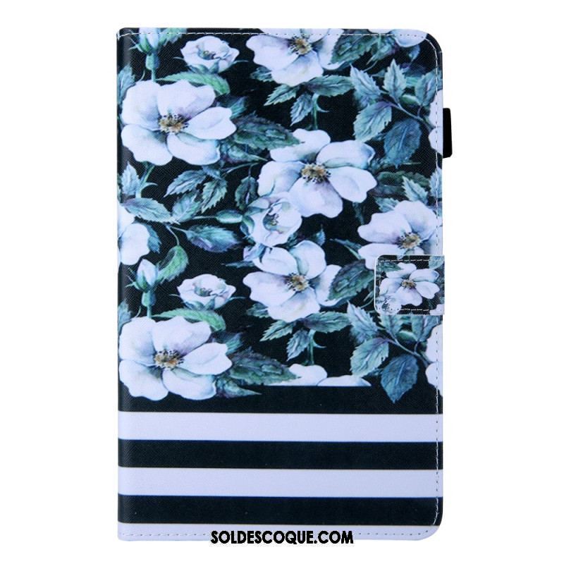 Housse Samsung Galaxy Tab A8 (2021) Design Fleurs