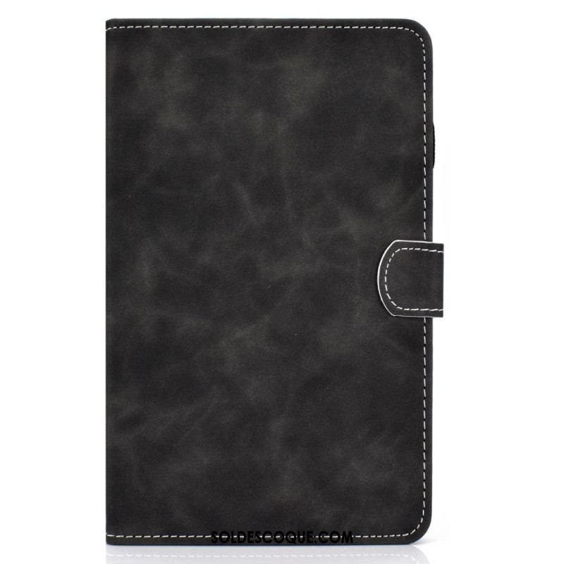 Housse Samsung Galaxy Tab A8 (2021) Effet Cuir Design Vintage