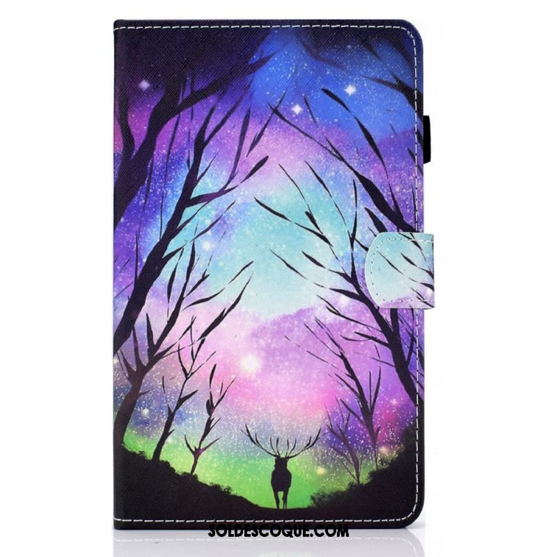 Housse Samsung Galaxy Tab A8 (2021) Forêt de Nuit