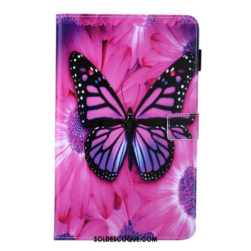 Housse Samsung Galaxy Tab A8 (2021) Papillon Floral