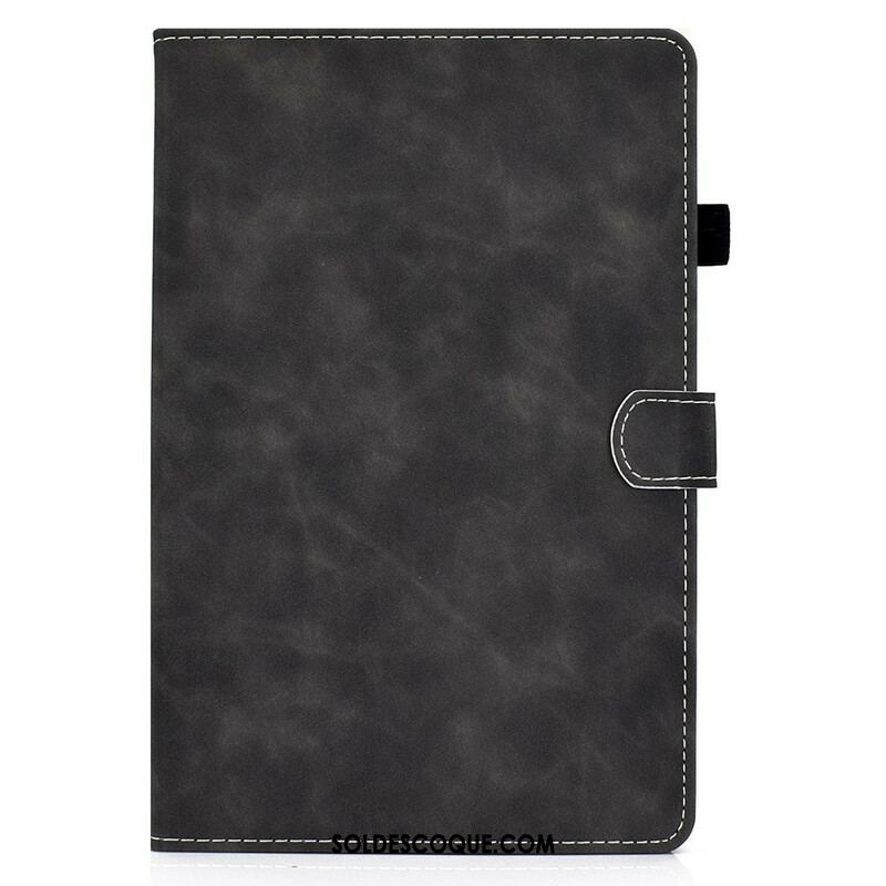 Housse Samsung Galaxy Tab S8 / Tab S7 Effet Cuir Design Vintage