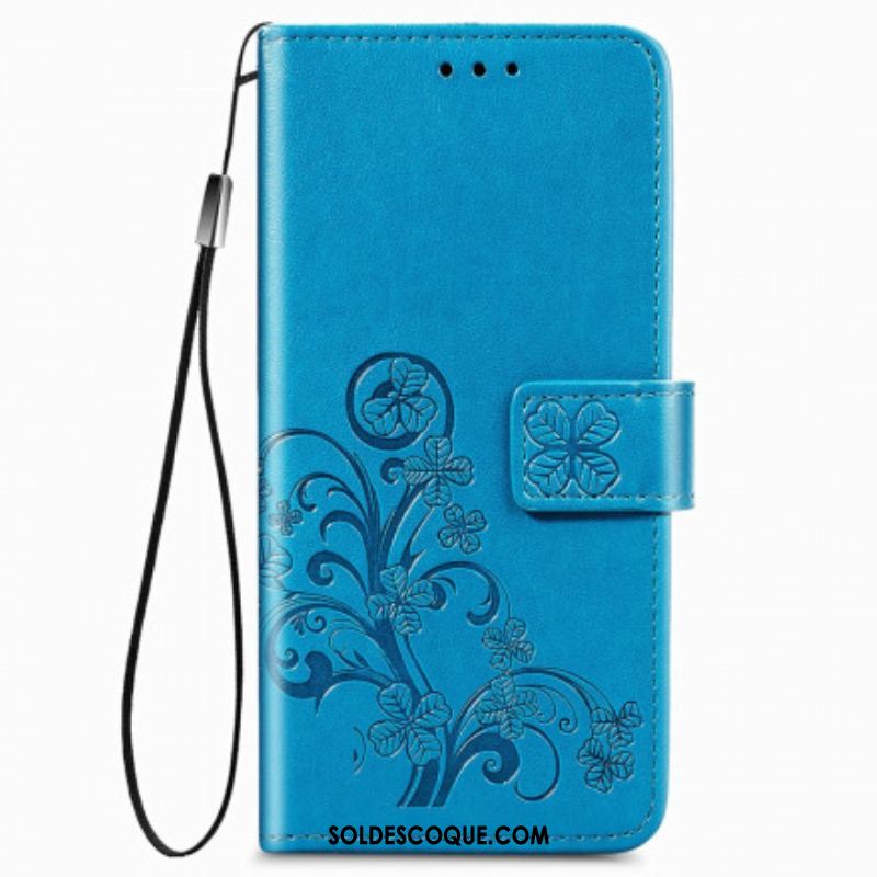 Housse Samsung Galaxy Z Fold 3 5G Fleurs Design avec Lanière