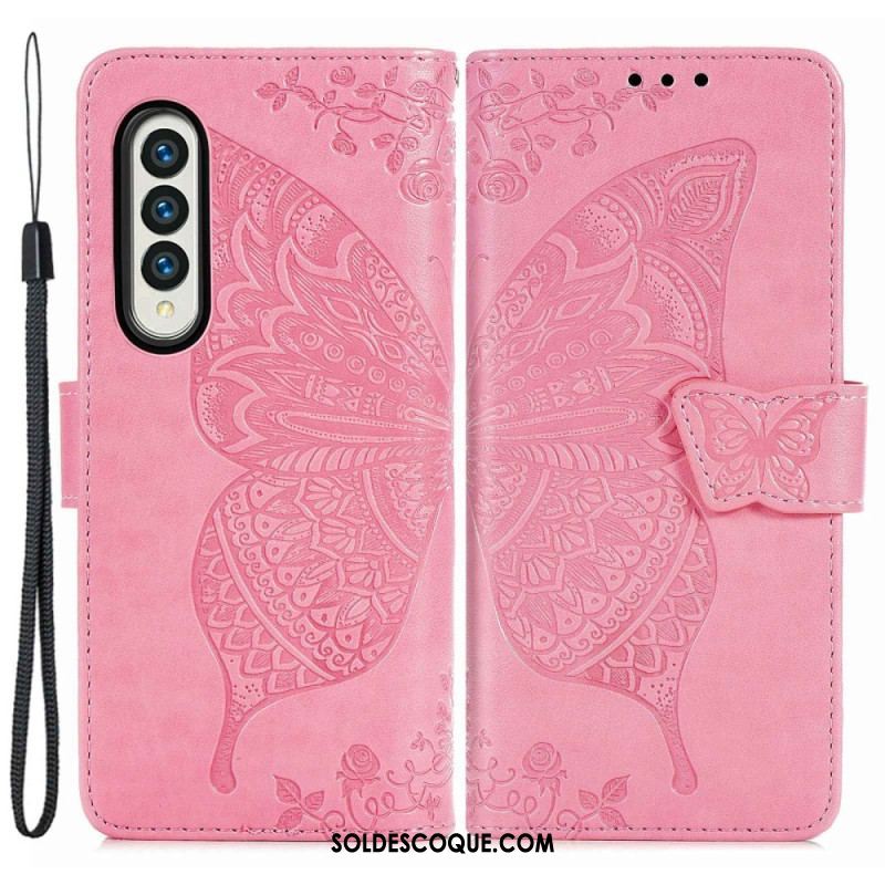 Housse Samsung Galaxy Z Fold 4 Papillon Géant