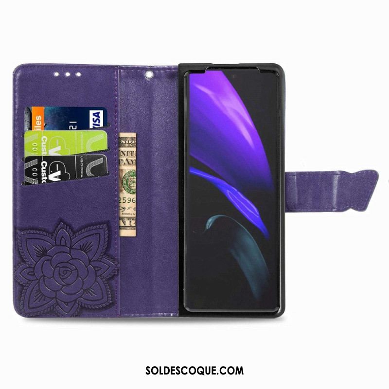 Housse Samsung Galaxy Z Fold 4 Papillon Géant