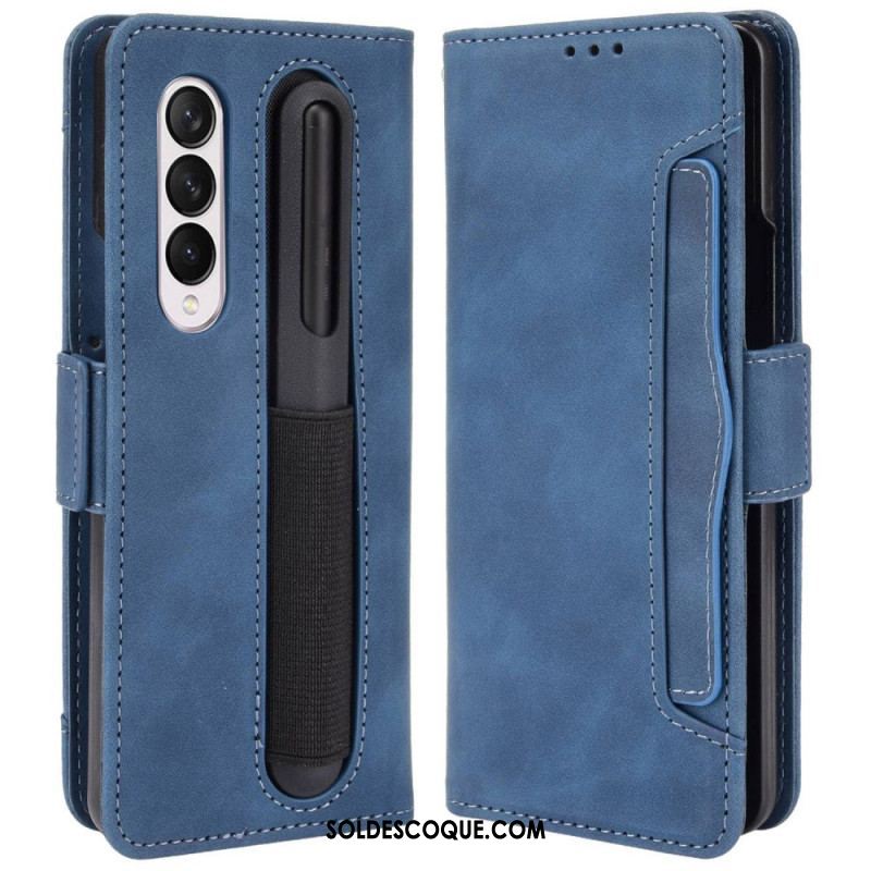 Housse Samsung Galaxy Z Fold 4 Spy avec Rangement à Stylet