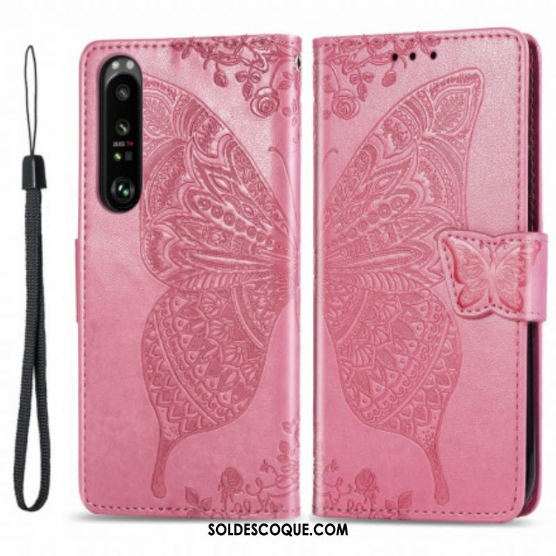 Housse Sony Xperia 1 III Demi Papillons