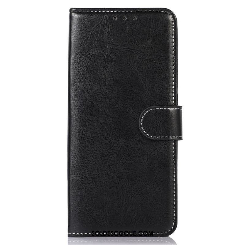 Housse Sony Xperia 1 IV Style Cuir Coutures Apparentes