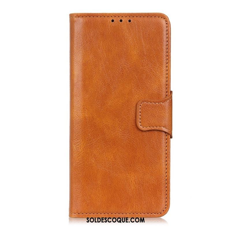 Housse Sony Xperia 1 IV Style Cuir Fermoir Réversible