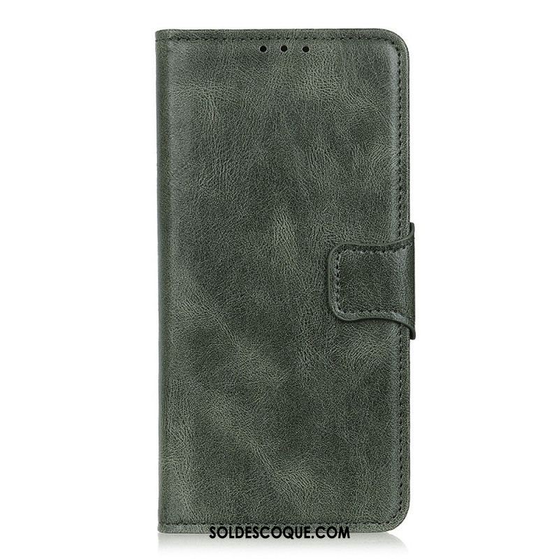 Housse Sony Xperia 10 IV Style Cuir Fermoir Réversible