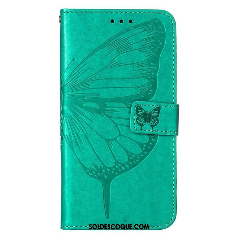 Housse Xiaomi 12 Lite Papillon Design avec Lanière