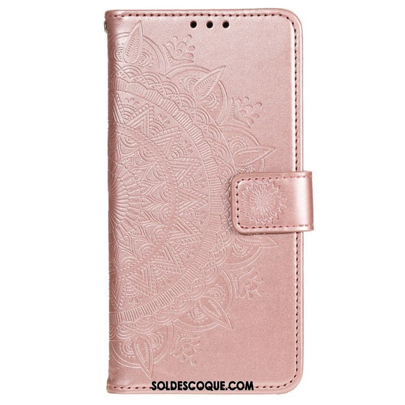 Housse Xiaomi 12 Pro Mandala Soleil à Lanière