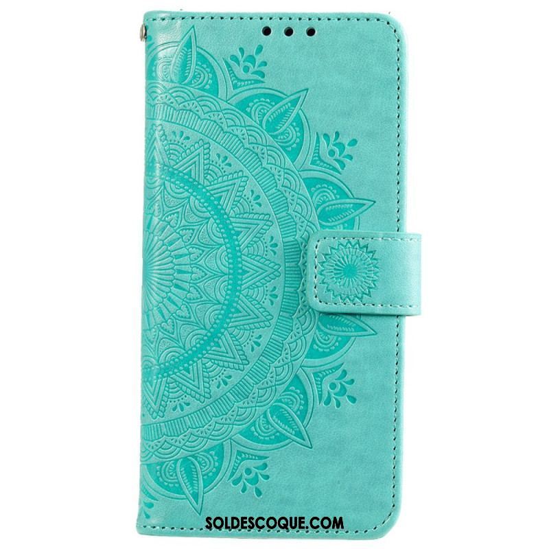 Housse Xiaomi 12 Pro Mandala Soleil à Lanière