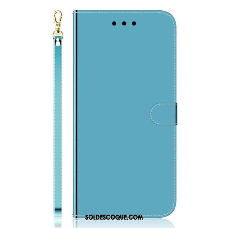 Housse Xiaomi 12 Pro Simili Cuir Couverture Miroir