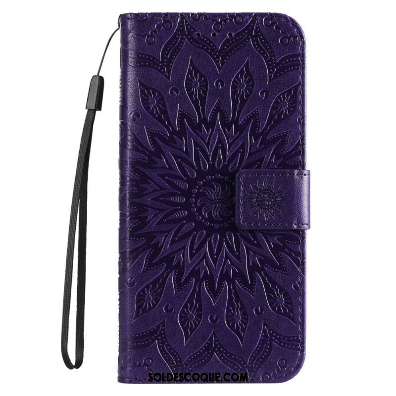 Housse Xiaomi 12T / 12T Pro Mandala Soleil à Lanière