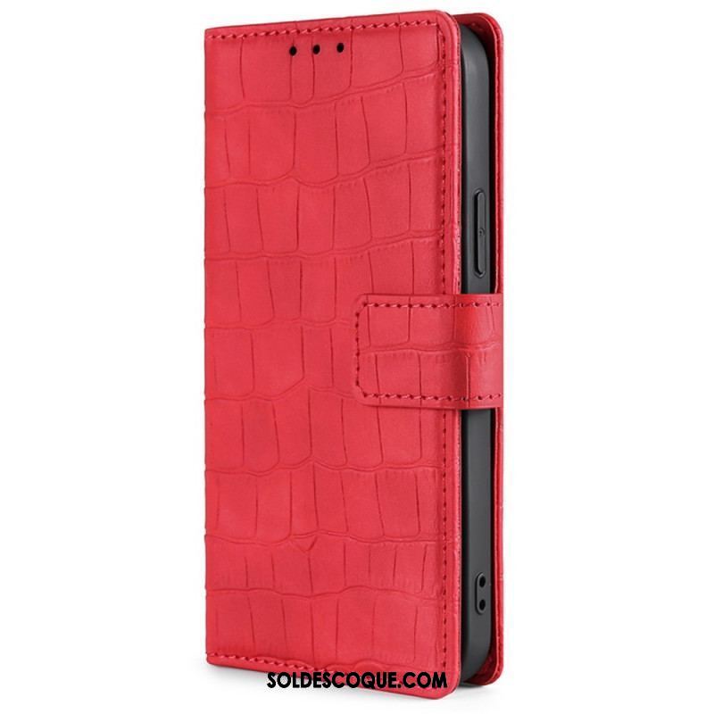 Housse Xiaomi 12T / 12T Pro Skin-Touch Crocodile
