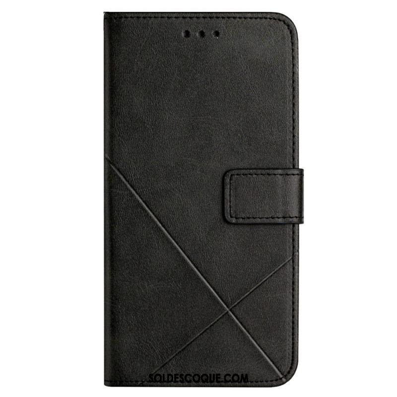 Housse Xiaomi 12T / 12T Pro Style Cuir Géo X Design