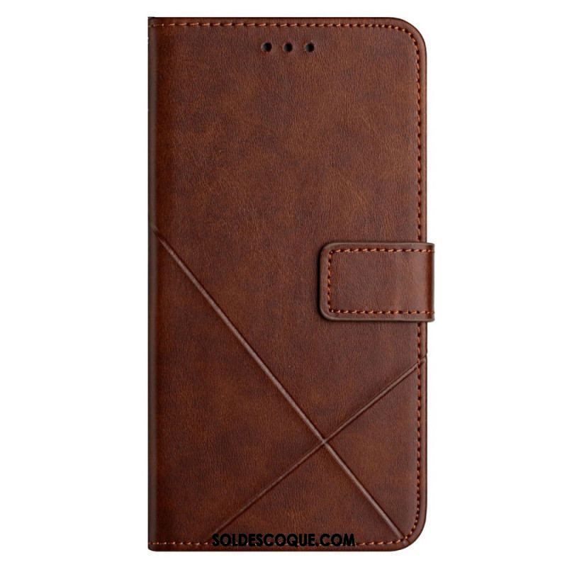 Housse Xiaomi 12T / 12T Pro Style Cuir Géo X Design