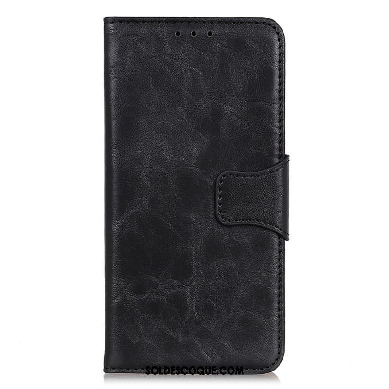 Housse Xiaomi 13 Cuir Fendu Fermoir Réversible