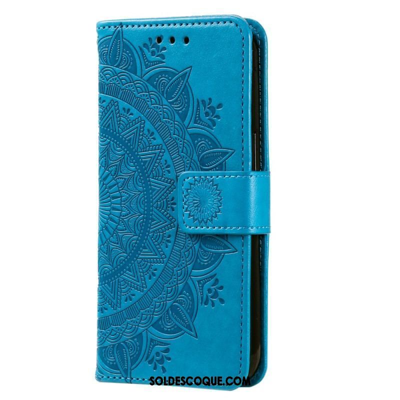 Housse Xiaomi 13 Lite Mandala Soleil avec Lanière