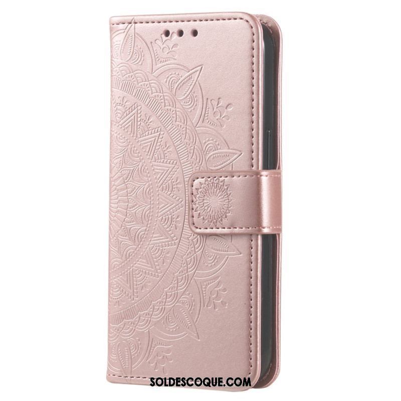 Housse Xiaomi 13 Lite Mandala Soleil avec Lanière